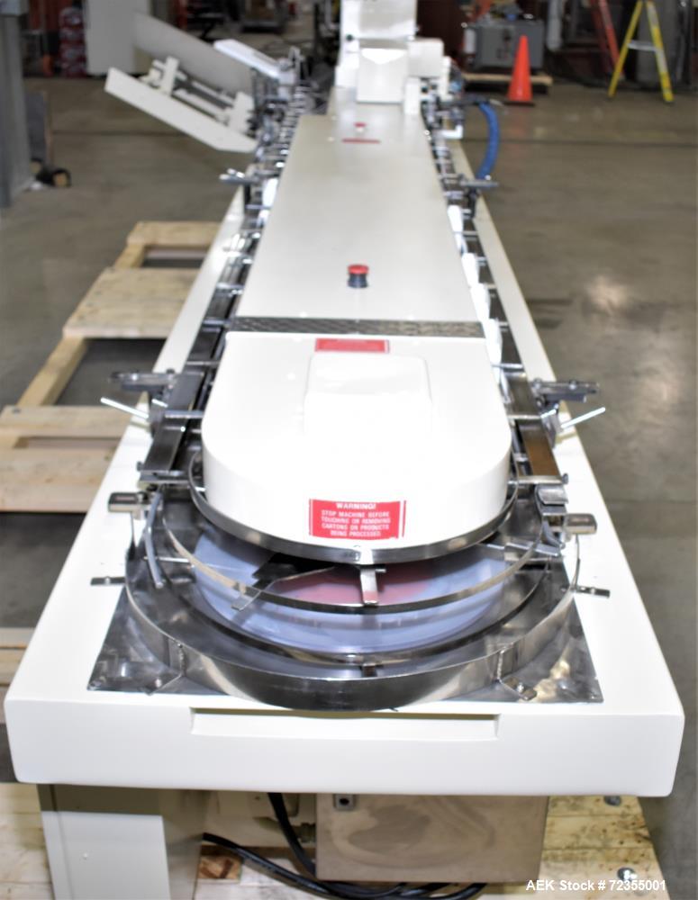 Used Bivans Model 74G Vertuck Semi-Automatic Vertical Cartoner.